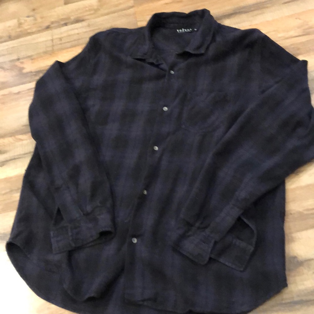 Velvet by G & S Long Sleeve Plaid Woven Shirt
